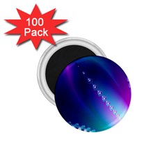 Flow Blue Pink High Definition 1 75  Magnets (100 Pack) 