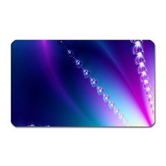 Flow Blue Pink High Definition Magnet (rectangular) by Mariart