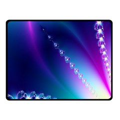 Flow Blue Pink High Definition Double Sided Fleece Blanket (small)  by Mariart