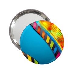 Color Dream Polka 2 25  Handbag Mirrors