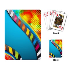 Color Dream Polka Playing Card