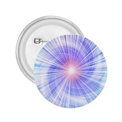 Creation Light Blue White Neon Sun 2 25  Buttons