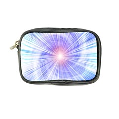 Creation Light Blue White Neon Sun Coin Purse