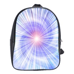 Creation Light Blue White Neon Sun School Bags(large) 