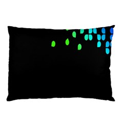 Green Black Widescreen Pillow Case (two Sides)