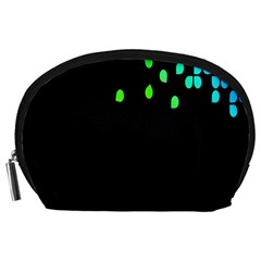 Green Black Widescreen Accessory Pouches (large) 