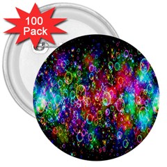 Colorful Bubble Shining Soap Rainbow 3  Buttons (100 Pack) 