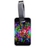 Colorful Bubble Shining Soap Rainbow Luggage Tags (Two Sides) Front