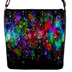 Colorful Bubble Shining Soap Rainbow Flap Messenger Bag (s)