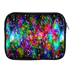 Colorful Bubble Shining Soap Rainbow Apple Ipad 2/3/4 Zipper Cases by Mariart