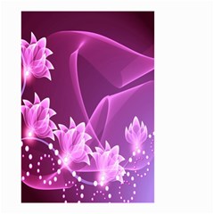Lotus Sunflower Sakura Flower Floral Pink Purple Polka Leaf Polkadot Waves Wave Chevron Small Garden Flag (two Sides)