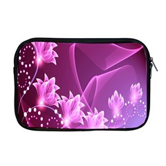 Lotus Sunflower Sakura Flower Floral Pink Purple Polka Leaf Polkadot Waves Wave Chevron Apple Macbook Pro 17  Zipper Case