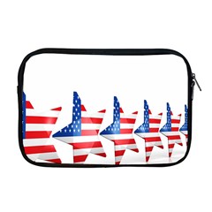 Multiple Us Flag Stars Line Slide Apple Macbook Pro 17  Zipper Case by Mariart