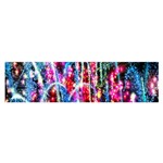Fireworks Rainbow Satin Scarf (Oblong) Front