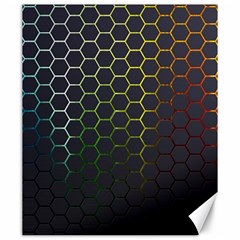 Hexagons Honeycomb Canvas 20  X 24   by Mariart