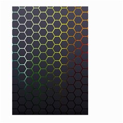 Hexagons Honeycomb Large Garden Flag (two Sides) by Mariart