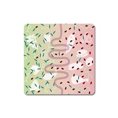 Gut Story Square Magnet by Mariart