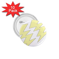 Lightning Yellow 1 75  Buttons (10 Pack)