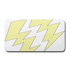 Lightning Yellow Medium Bar Mats by Mariart