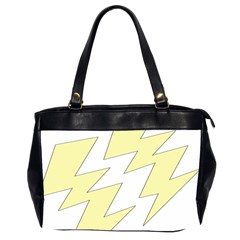 Lightning Yellow Office Handbags (2 Sides) 