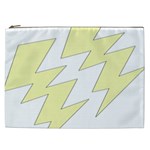 Lightning Yellow Cosmetic Bag (XXL)  Front