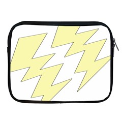 Lightning Yellow Apple Ipad 2/3/4 Zipper Cases by Mariart