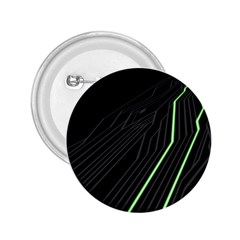 Green Lines Black Anime Arrival Night Light 2.25  Buttons