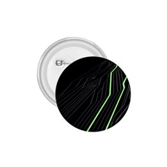 Green Lines Black Anime Arrival Night Light 1.75  Buttons