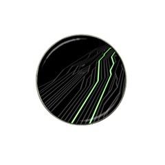 Green Lines Black Anime Arrival Night Light Hat Clip Ball Marker