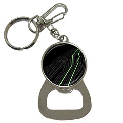 Green Lines Black Anime Arrival Night Light Button Necklaces