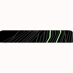 Green Lines Black Anime Arrival Night Light Small Bar Mats