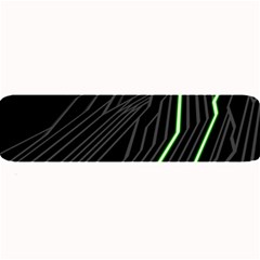 Green Lines Black Anime Arrival Night Light Large Bar Mats