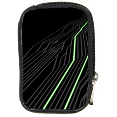 Green Lines Black Anime Arrival Night Light Compact Camera Cases