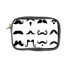 Mustache Man Black Hair Style Coin Purse by Mariart