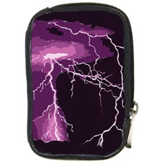 Lightning Pink Sky Rain Purple Light Compact Camera Cases by Mariart