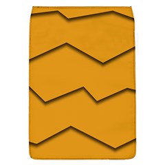 Orange Shades Wave Chevron Line Flap Covers (l) 