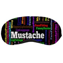 Mustache Sleeping Masks by Mariart