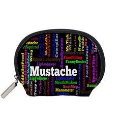 Mustache Accessory Pouches (small)  by Mariart