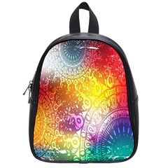 Multi Colour Alpha School Bags (small)  by Mariart