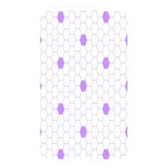 Purple White Hexagon Dots Memory Card Reader by Mariart