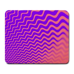 Original Resolution Wave Waves Chevron Pink Purple Large Mousepads by Mariart