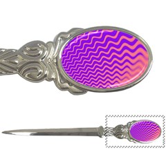 Original Resolution Wave Waves Chevron Pink Purple Letter Openers