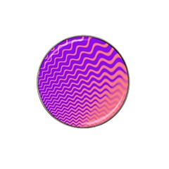 Original Resolution Wave Waves Chevron Pink Purple Hat Clip Ball Marker