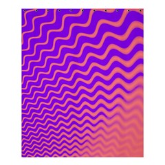 Original Resolution Wave Waves Chevron Pink Purple Shower Curtain 60  X 72  (medium) 