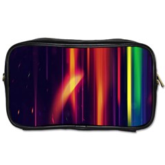 Perfection Graphic Colorful Lines Toiletries Bags 2-side by Mariart