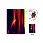 Perfection Graphic Colorful Lines Playing Cards (Mini)  Back