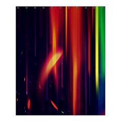 Perfection Graphic Colorful Lines Shower Curtain 60  X 72  (medium) 