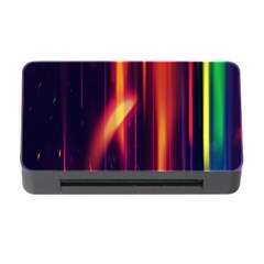 Perfection Graphic Colorful Lines Memory Card Reader With Cf