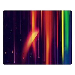 Perfection Graphic Colorful Lines Double Sided Flano Blanket (large)  by Mariart