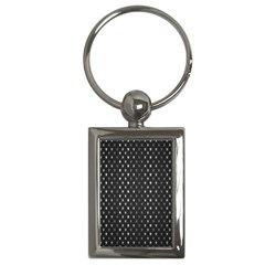 Rabstol Net Black White Space Light Key Chains (rectangle)  by Mariart